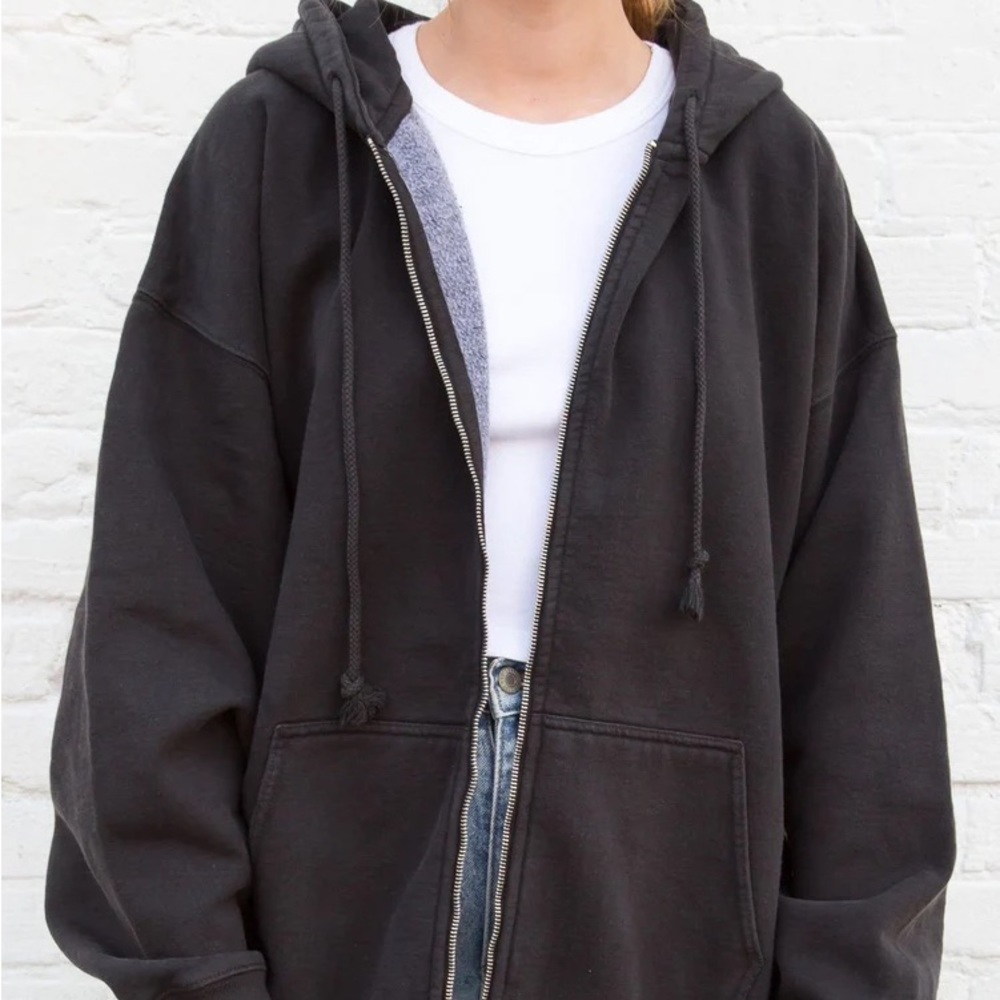 Brandy Melville Black Christy Hoodie